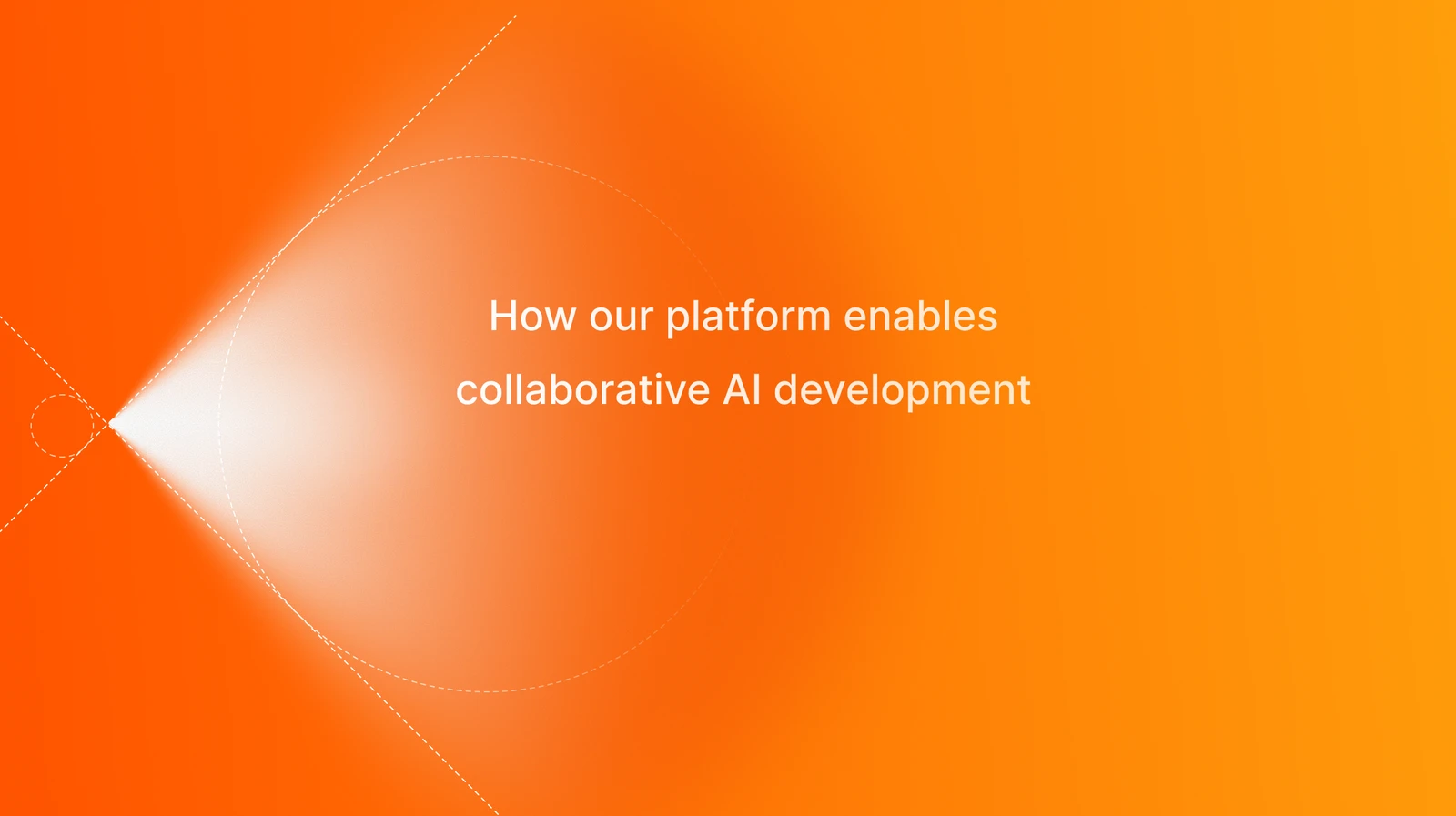 Co-GenAI Platform Demo - How our platform enables collaborative AI development